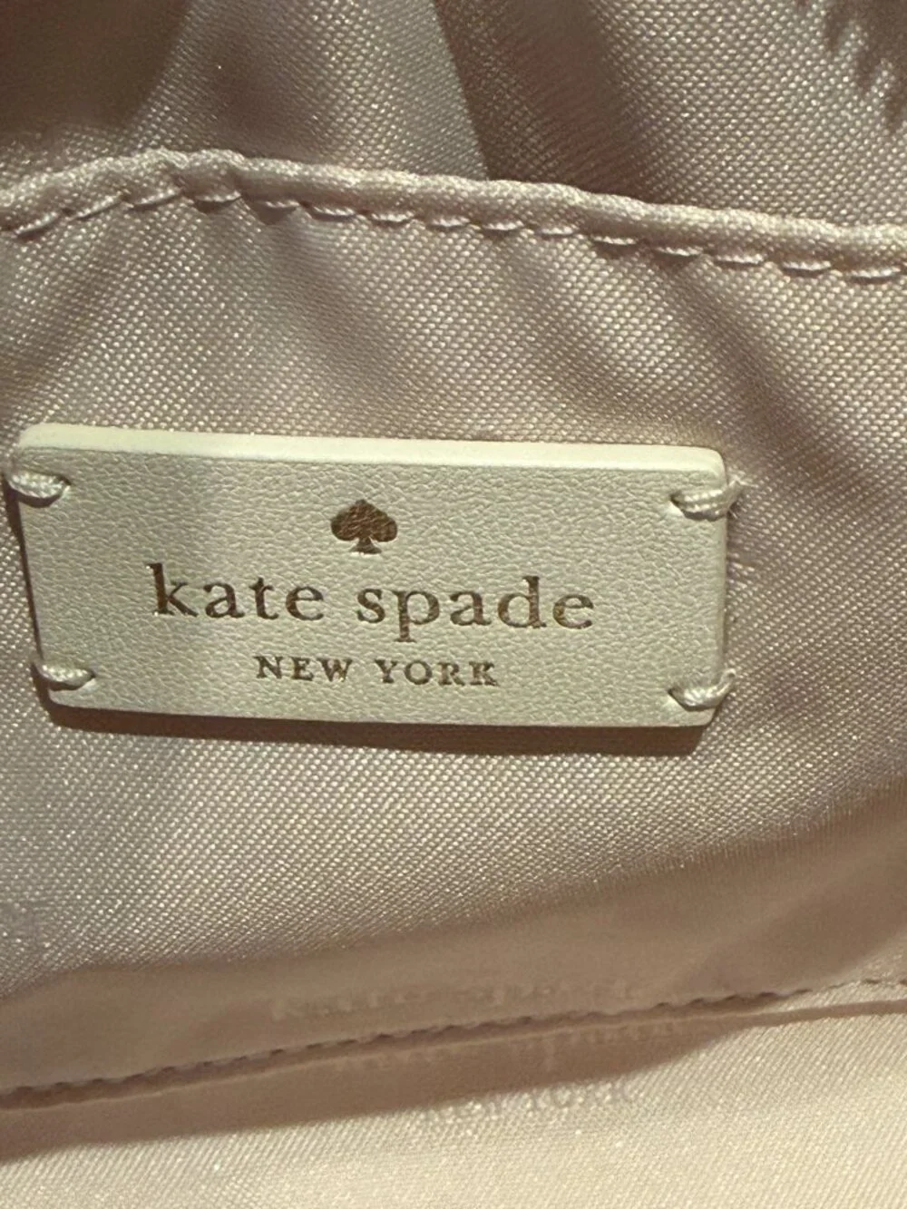 NWT Kate Spade Peach Carey Tinsel Tweed Mini Camera Bag - Picture 8 of 9